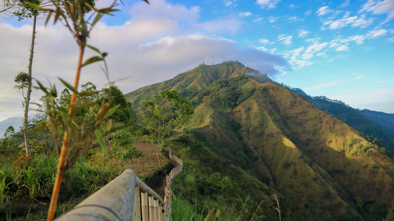 View of Trunyan Hill in Bali