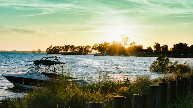 Sunset at Lake Camanche