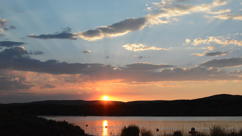 Sunset at Elkhead Reservoir State Park