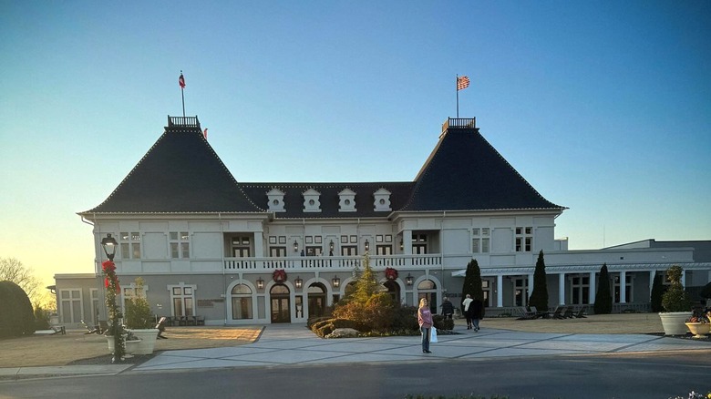 The exterior of the Chateau Elan