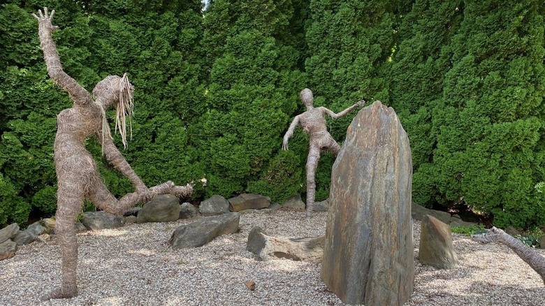 Art installation at Three Sisters Sanctuary