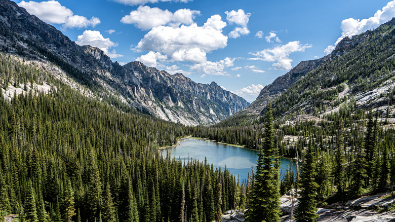 The Bitterroot Mountain Range in Montana