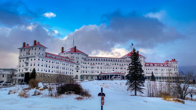 Omni Mount Washington resort at winter