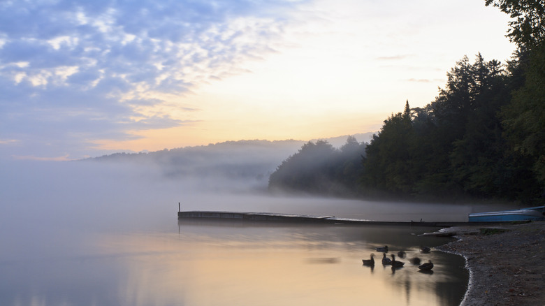 The Eighth Lake in the Fulton Lake Chains in New York