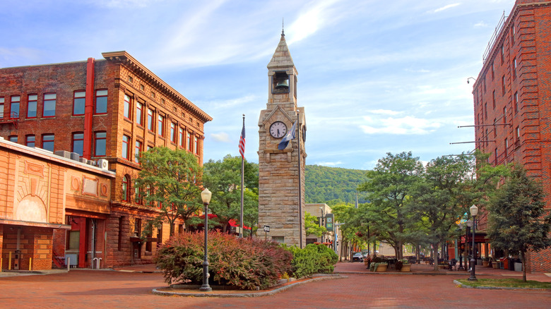 A view of downtown Corning
