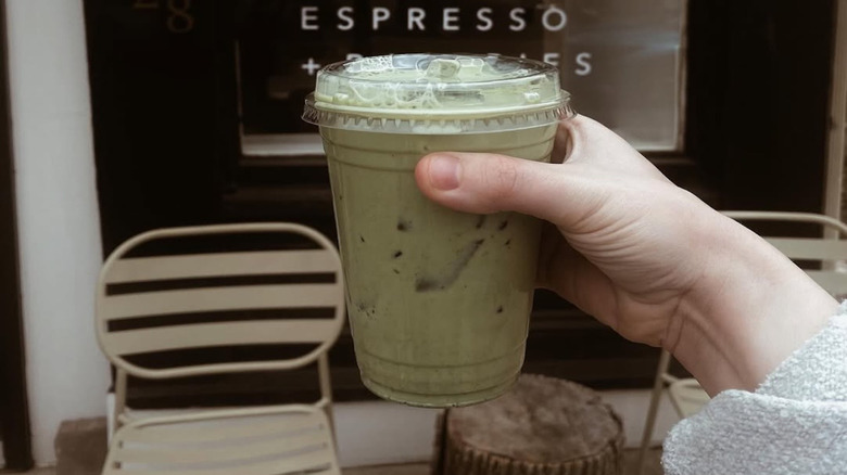 Person holding a drink from Sip Coffee Company in Tipp City, Ohio