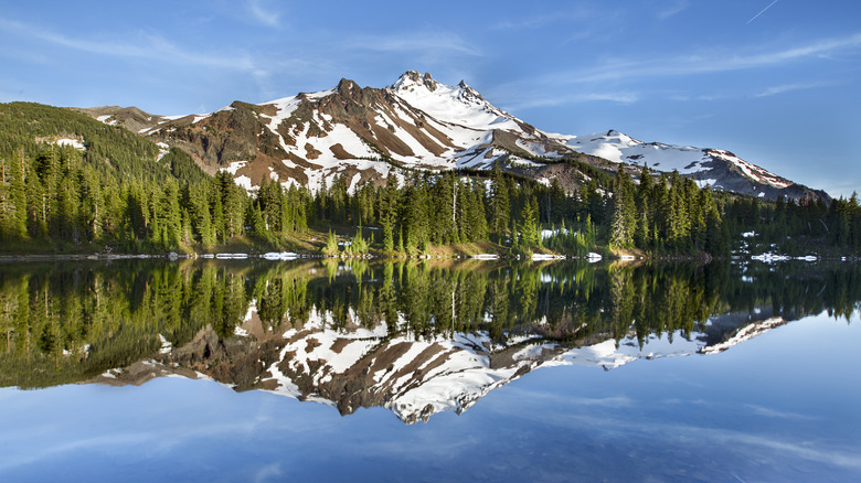 Mount Jefferson in Willamette National Forest