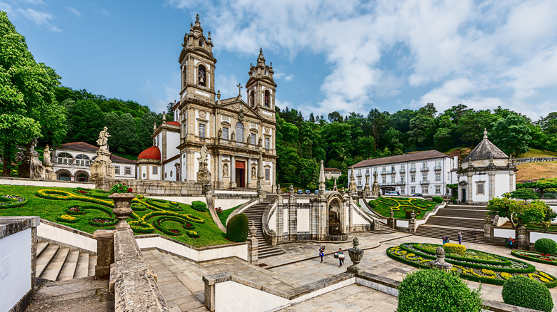 The Sanctuary of Bom Jesus do Monte is a Portuguese Catholic shrine in Tenoes, outside the city of Braga,