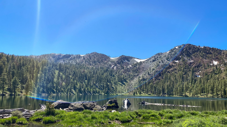 An alpine lake near Etna, California