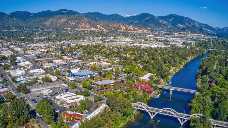 Aerial view of Grants Pass