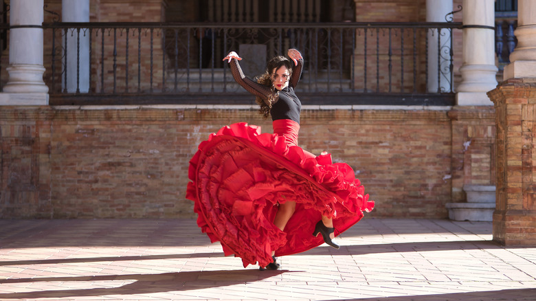 Flamenco dancer in Andalusia, Spain