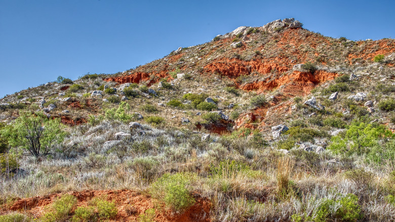 Mountain at Alibates Flint Quarries National Monument