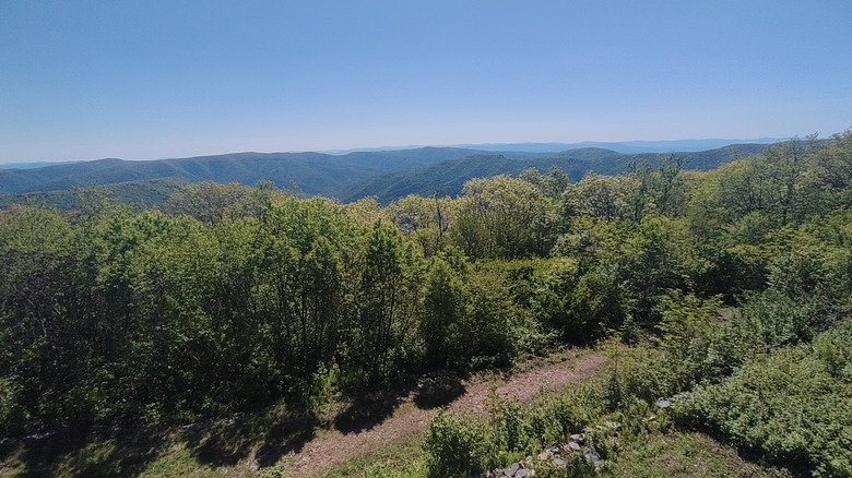View of Virgina and West Virginia from the High Knob Observation Tower