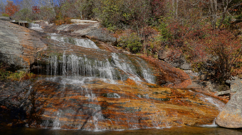 Lower Falls of Graveyard Fields trail