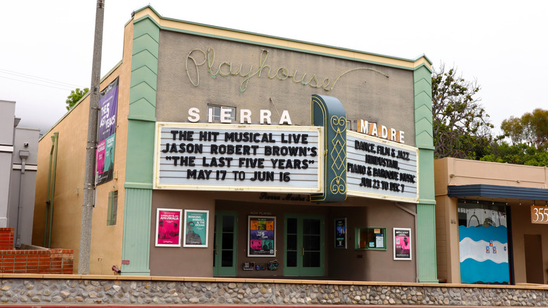 Facade of the Sierra Madre Playhouse