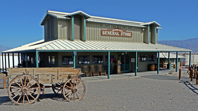 The Wild West style general store in Stovepipe Wells