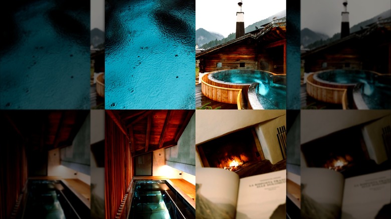 Spa and interiors at Hotel Hammerack