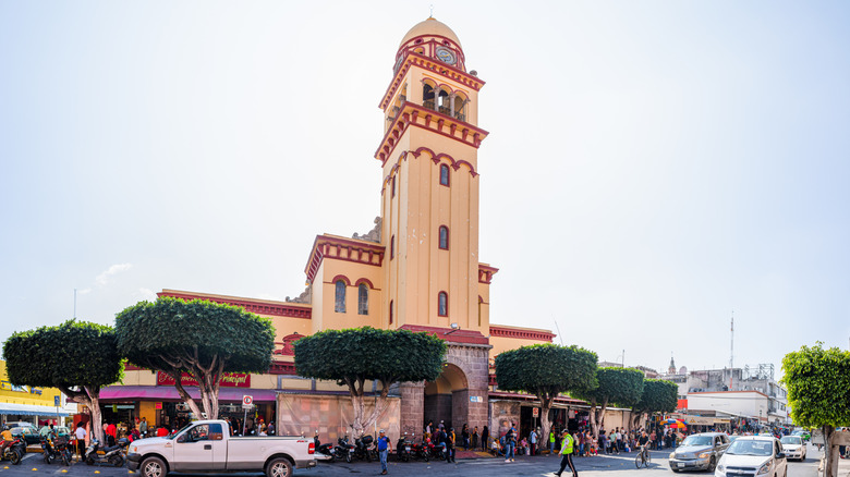 The Morelos market on José María Morelos Street in Celaya, Guanajuato, Mexico.