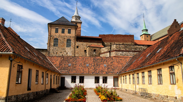 Courtyard of Akershus Castle in Oslo