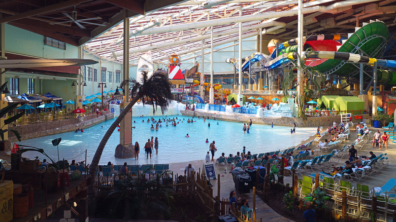 Indoor waterpark at Camelback Resort