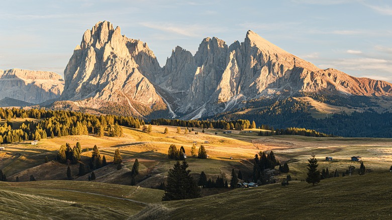 the Alpe di Siusi in the Dolomites