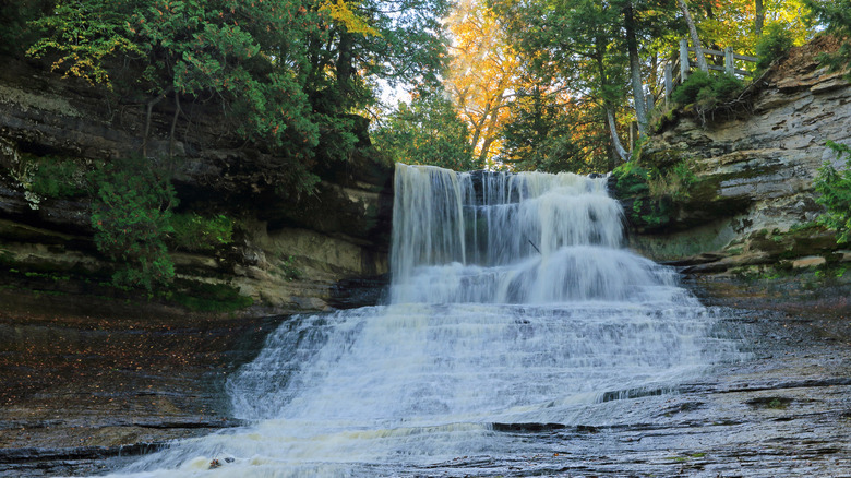 Laughing Whitefish falls in Michigan's Upper Peninsula