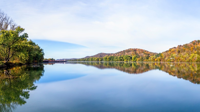 View of the Ohio River from West Virginia