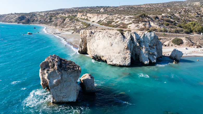Aphrodite's Rock in Cyprus
