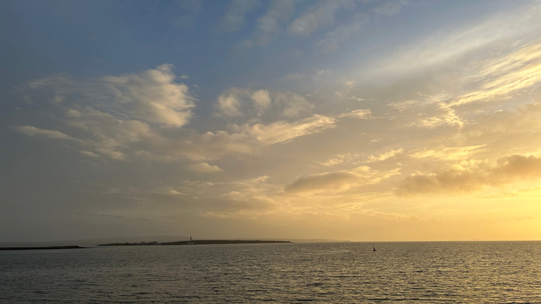 Skyview including Scattery Island in Shannon Estuary
