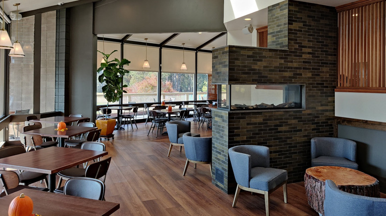 Inside The Grille at DeLaveaga in Santa Cruz, California
