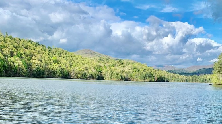 A shot of Apalachia Lake in western North Carolina