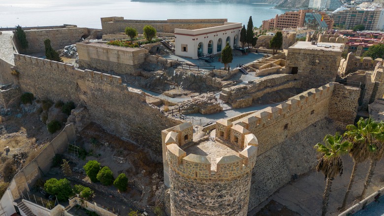 Almuñécar's San Miguel Castle with the sea in the background