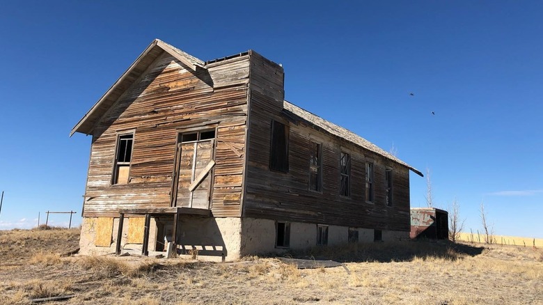 An abandoned house in Dearfield, Colorado