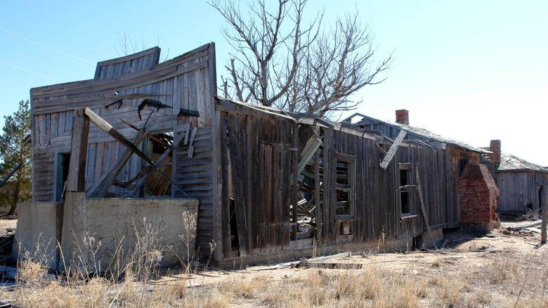 Abandoned homes in Dearfield, Colorado