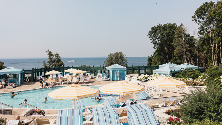 Swimming pool at The Grand Hotel