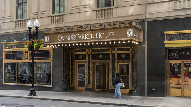 Entrance to Omni Parker House