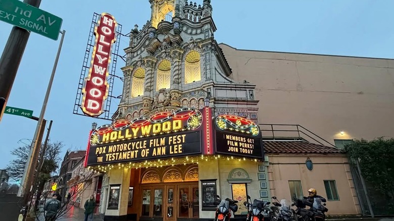 Hollywood Theatre exterior in Portland