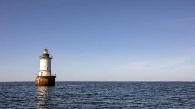 Hooper's Island Lighthouse in Chesapeake Bay
