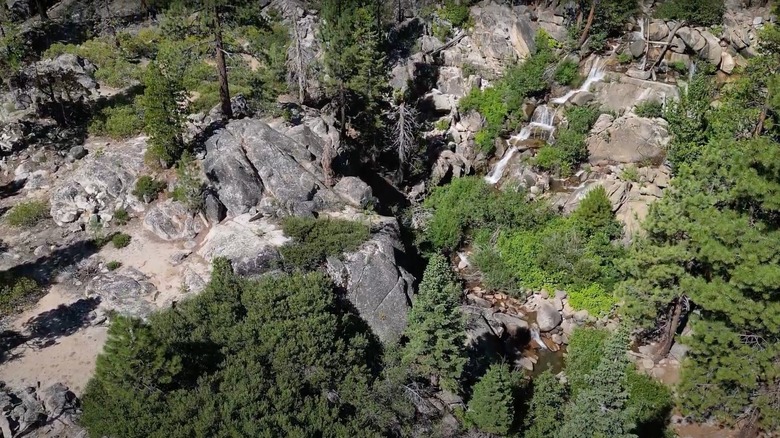 Waterfall near Grover Hot Springs State Park