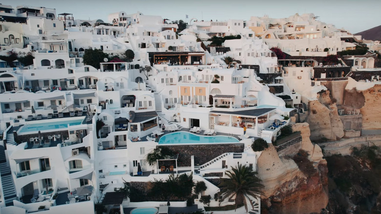 Pools at Katikies Santorini