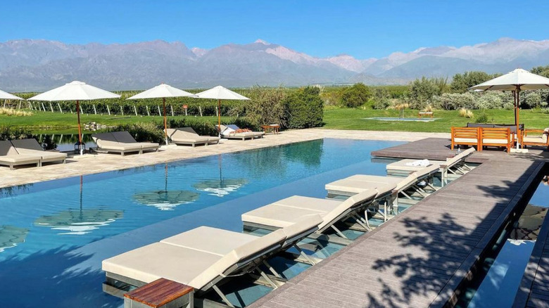 Pool at Vines Resort, Argentina