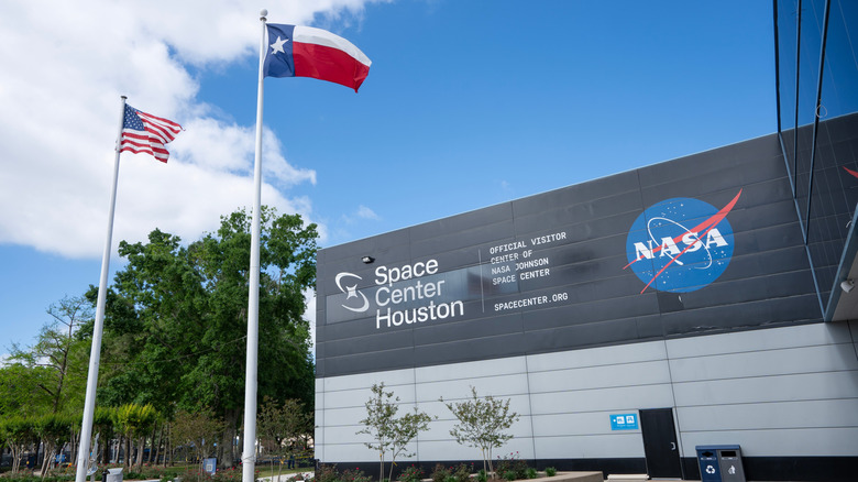 Entrance to the Space Center Houston