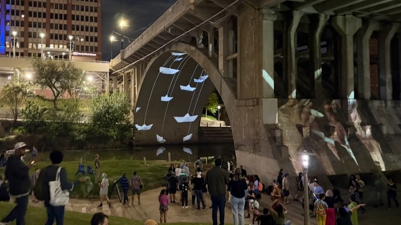 The Aurora Picture Show's Night Light event for 2026 in Houston, Texas