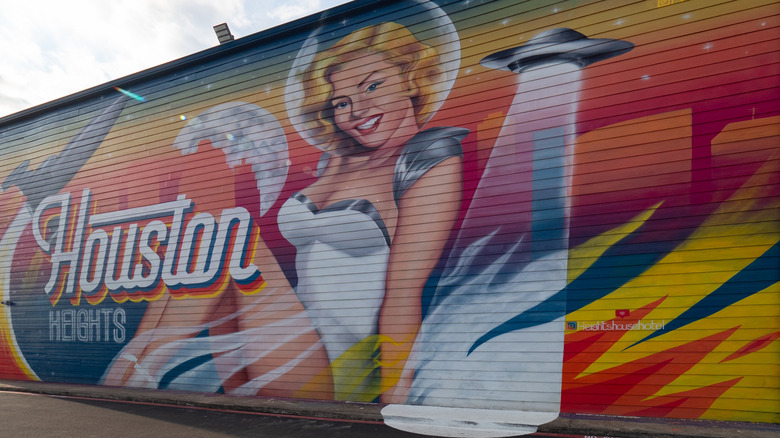 Mural in Houston Heights, Texas