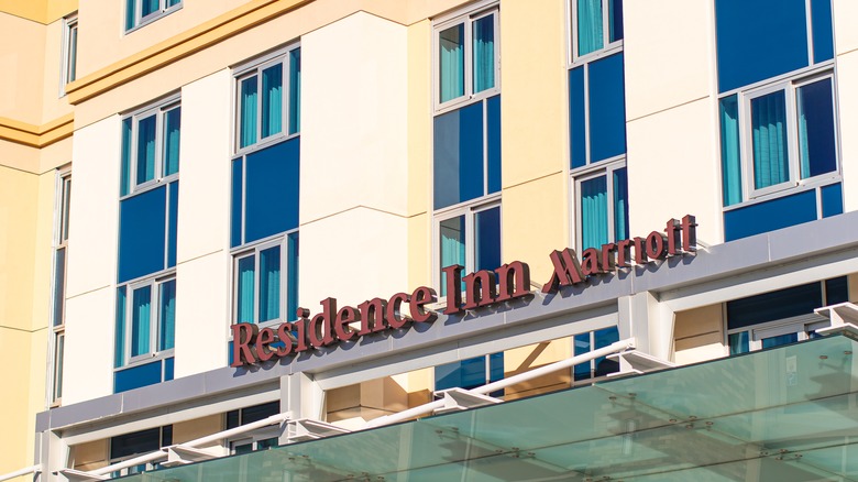 Exterior of the Residence Inn Marriott in San Jose