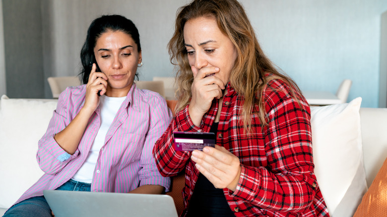 Women booking a property