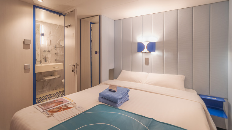 Interior cabin of the Costa Toscana, a Costa Cruises vessel