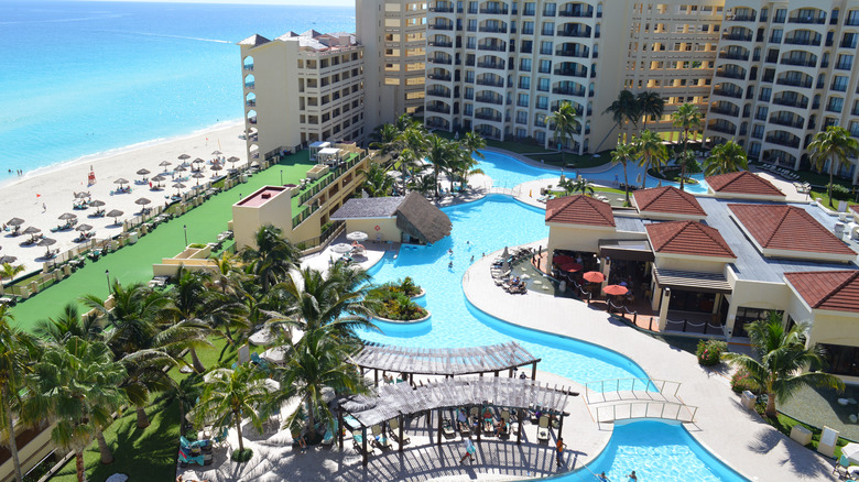 A big all-inclusive resort