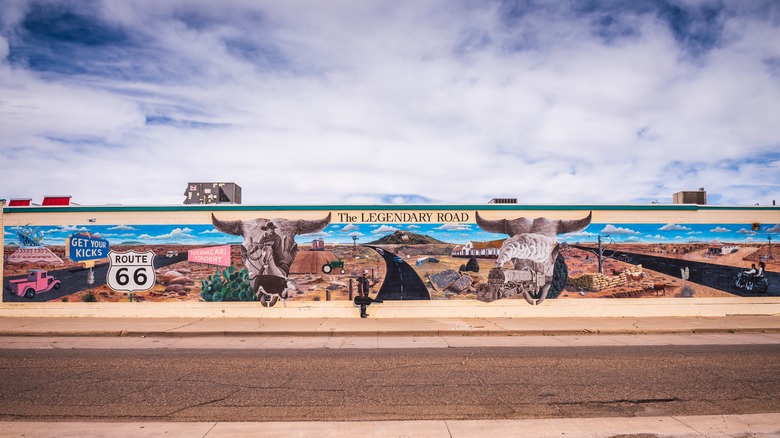 A Route 66 Mural