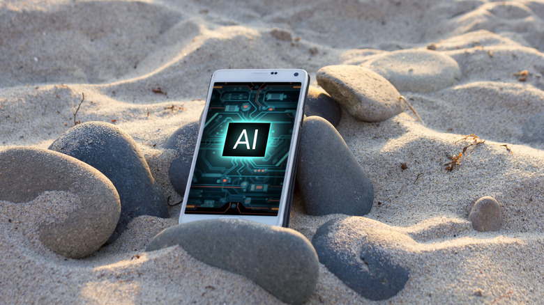Using AI for ideas on the beach